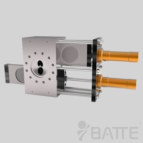 雙板雙工位連續液壓換網器